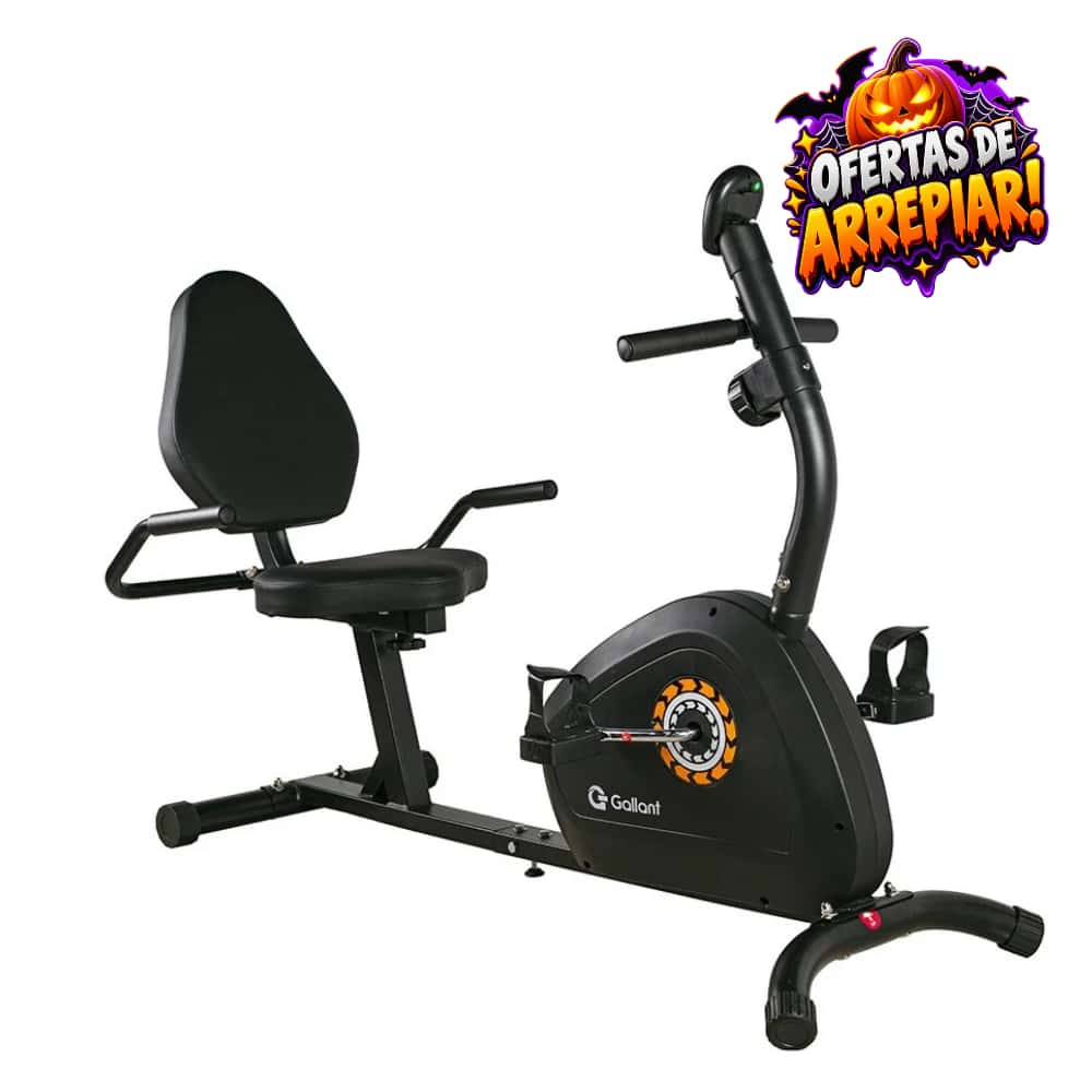 Bicicleta Ergométrica Magnética Horizontal Gallant Elite X (GBEV1HMGB-PT), imagem 1 de 1