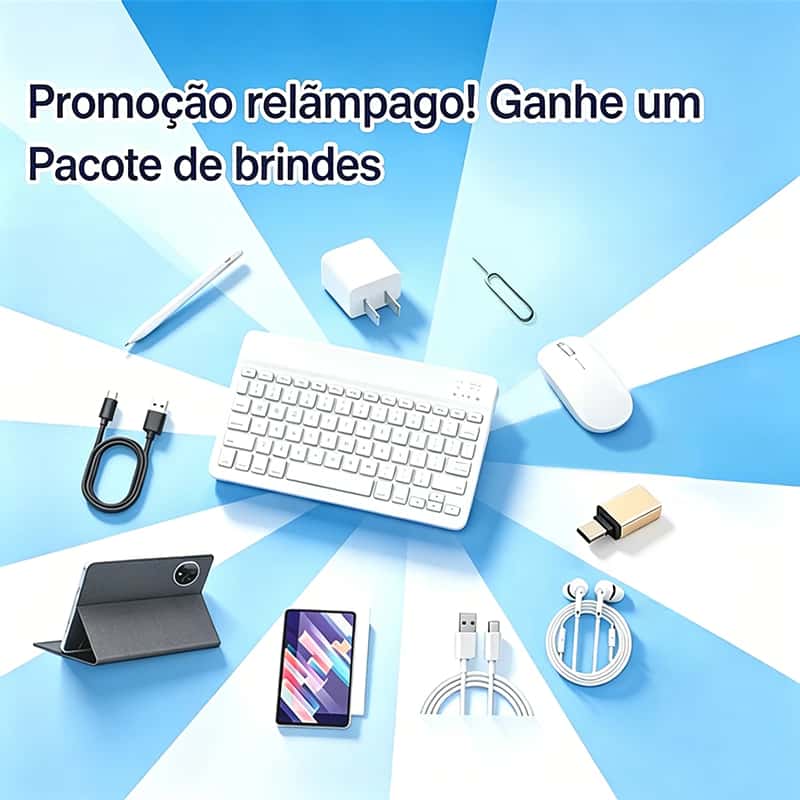 Conjunto completo de acessórios: Teclado, Mouse e Capa，Acessórios para Tablet, imagem 1 de 1