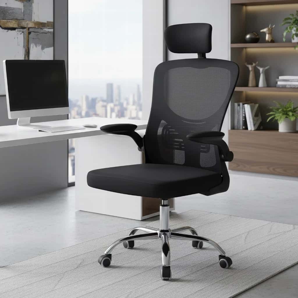 Cadeira De Escritório Presidente Giratória Ergonômica, imagem 1 de 1