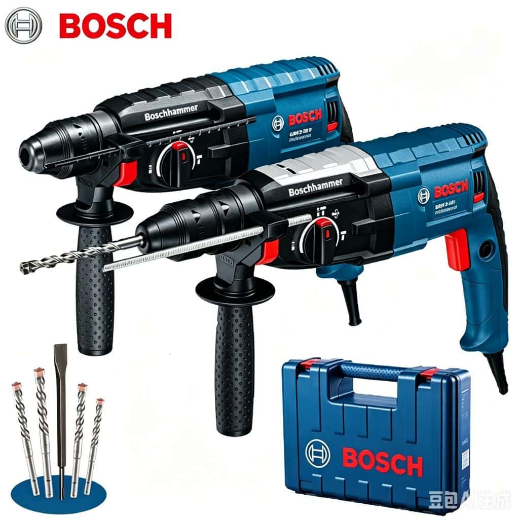 Bosch GBH 2-28D Martelete Furadeira de Impacto Rotativo 5kg Rompedor Demolidor Perfurador 1600w Com Acessorios, imagem 1 de 1