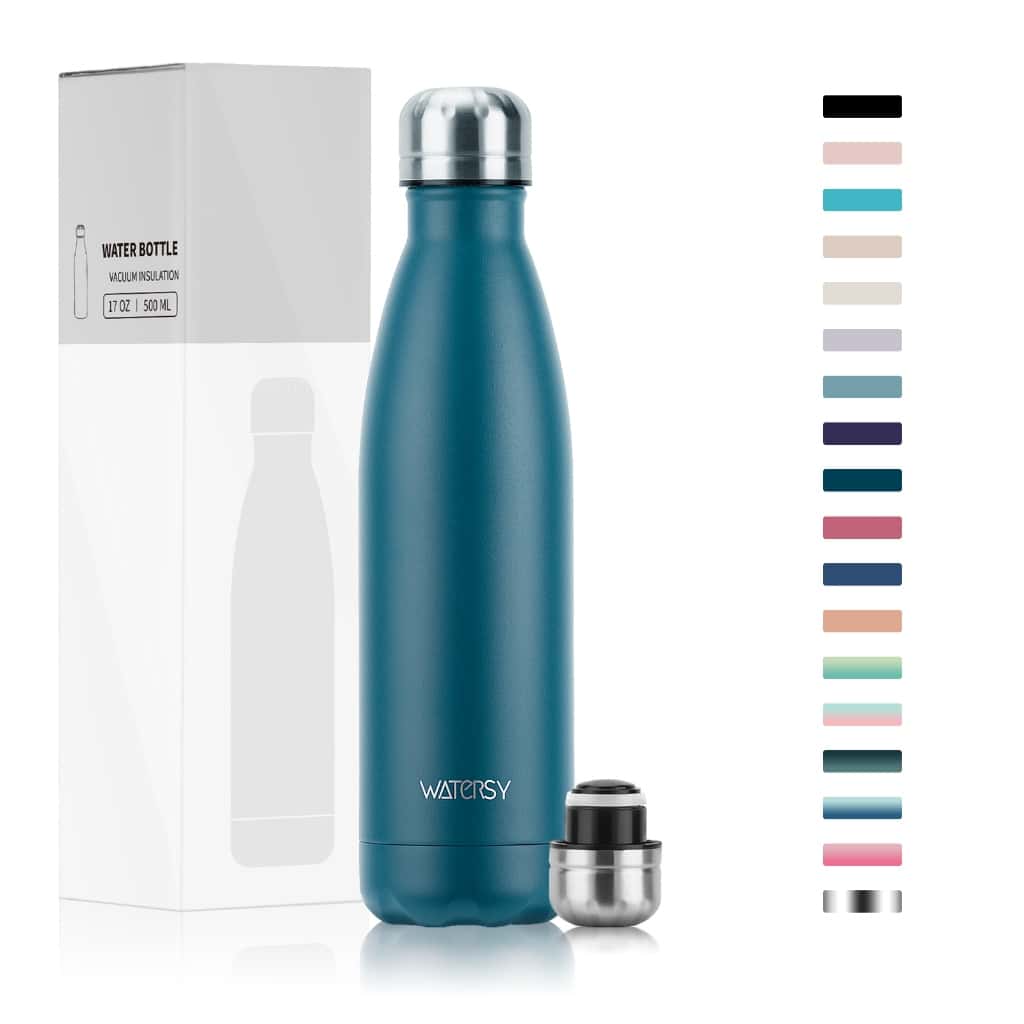 Garrafa Térmica WATERSY 500ml - 48h Frio! Perfeita para Academia, Futebol e Dia a Dia⚽🏋️, imagem 1 de 1