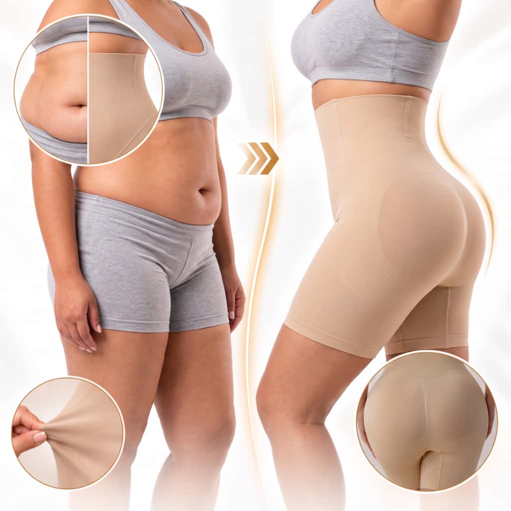 Shorts Calcinha de Emagrecimento / Cinta Modeladora / Roupa Íntima / Afina a Barriga Leggings Calça Feminina, imagem 1 de 1