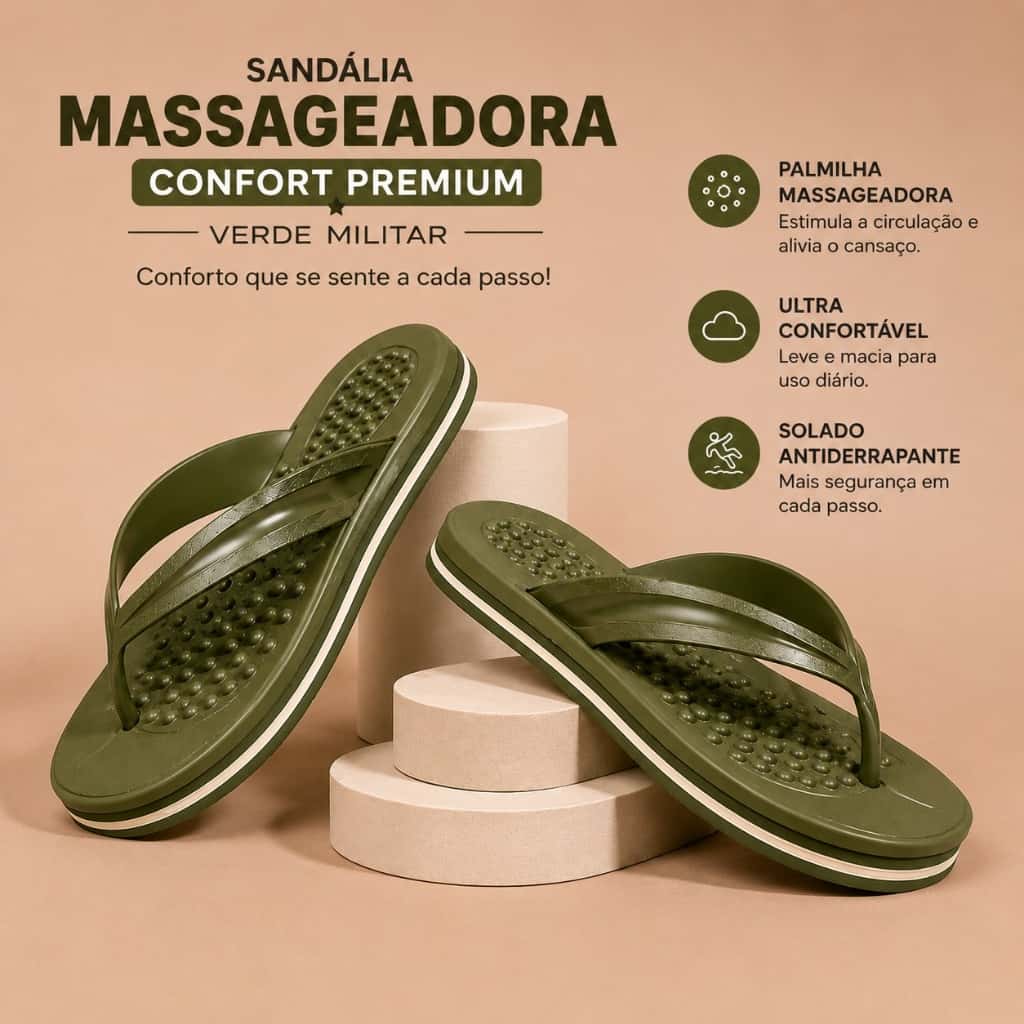 Chinelo Sandália Ortopédica Feminino Antiaderente Macia Confortável Envio Imediato, imagem 1 de 1