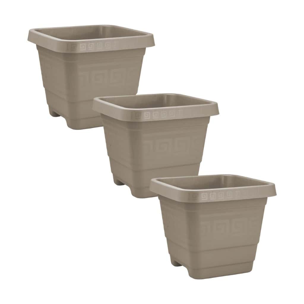 Kit 3 Vaso XG Quadrado 59 L em Plástico para Planta Grande Jardim Quintal Varanda e Decoração Externa, imagem 1 de 1