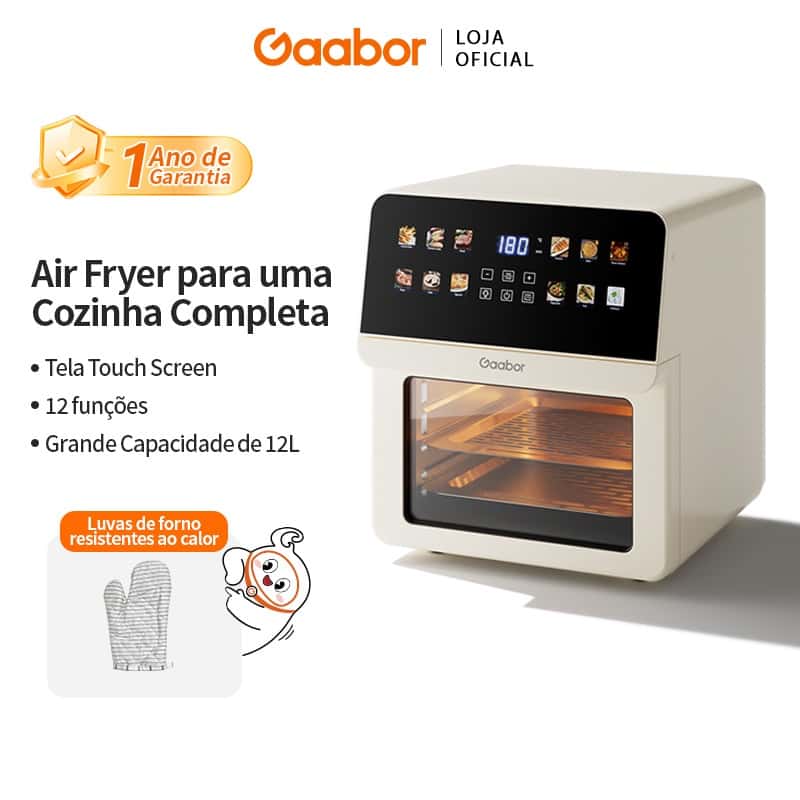 Gaabor Air Fryer Oven Eletrica sem Oleo com 12 Litros de Capacidade Digital touch AF-120T02, imagem 1 de 1
