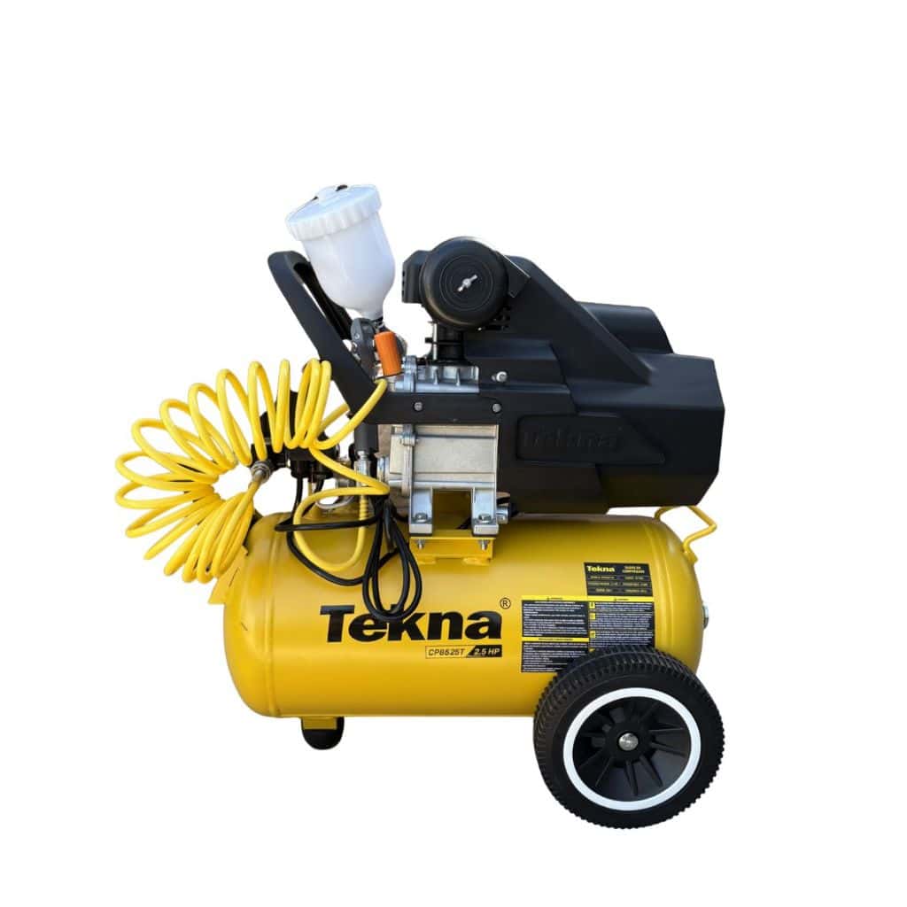Compressor de Ar Tekna CP8525T-1CK3 22L 2,5HP Máx 8 Bar 127V/220V + Kit Pintura 3 Acessórios, imagem 1 de 1