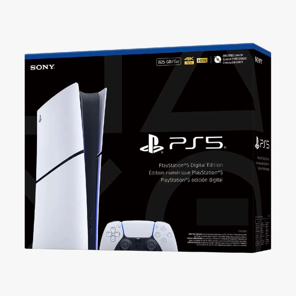 Console PlayStation 5 Slim Digital 825GB + Controle Sem Fio Dualsense Branco, imagem 1 de 1