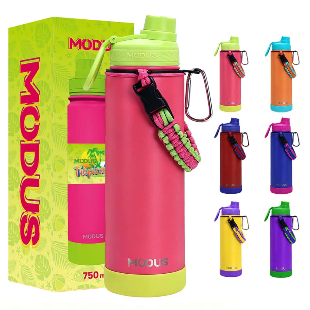 Garrafa Modus Térmica 750ml Aço Inoxidável Com Alça Paracord Garrafa Térmica Café, imagem 1 de 1