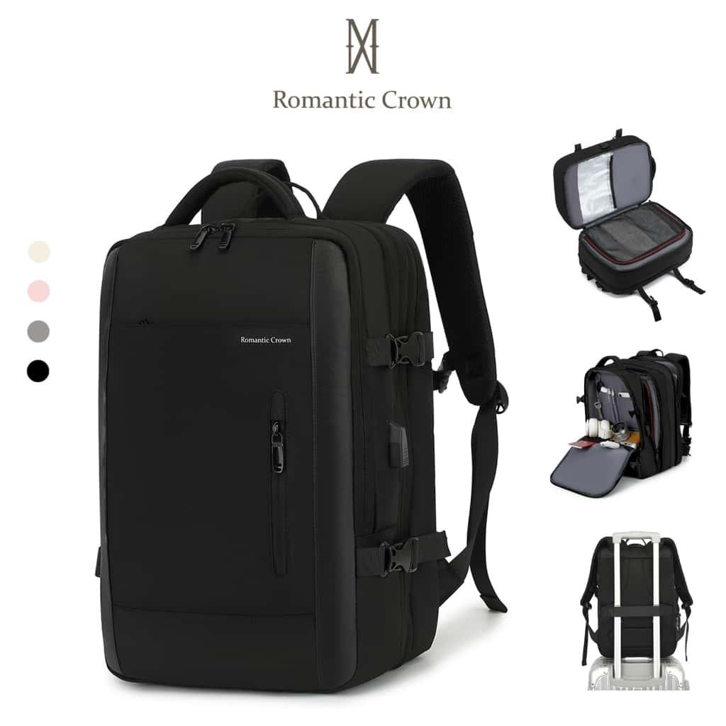 ROMANTIC CROWN Mochla de Viagem Masculino e Feminina Impermeável e Reforçada com Compartimento para Notebook, imagem 1 de 1
