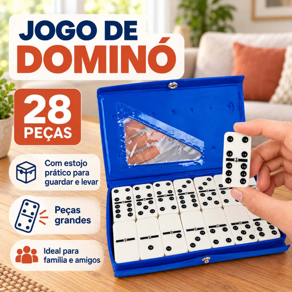 Domino De Osso Branco Profissional - Pedras Grandes - AV, imagem 1 de 1