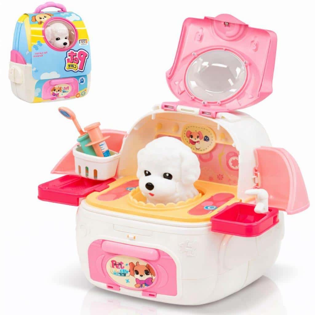 Maleta Pet Shop Mochila Veterinária Cachorro Brinquedo Infantil Educativo, imagem 1 de 1