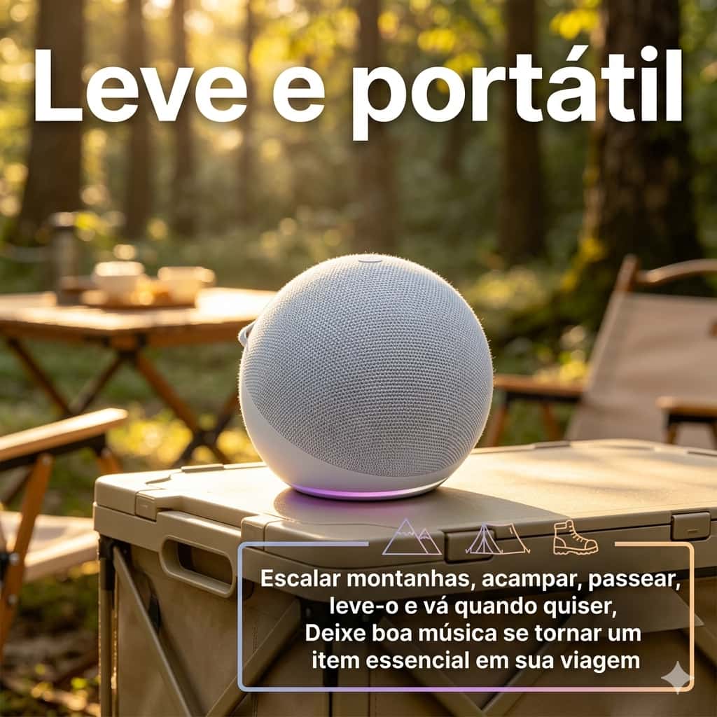 Caixa de Som Bluetooth Portátil TWS LED RGB GIBOX SOM-023 Mini Elegante, imagem 1 de 1