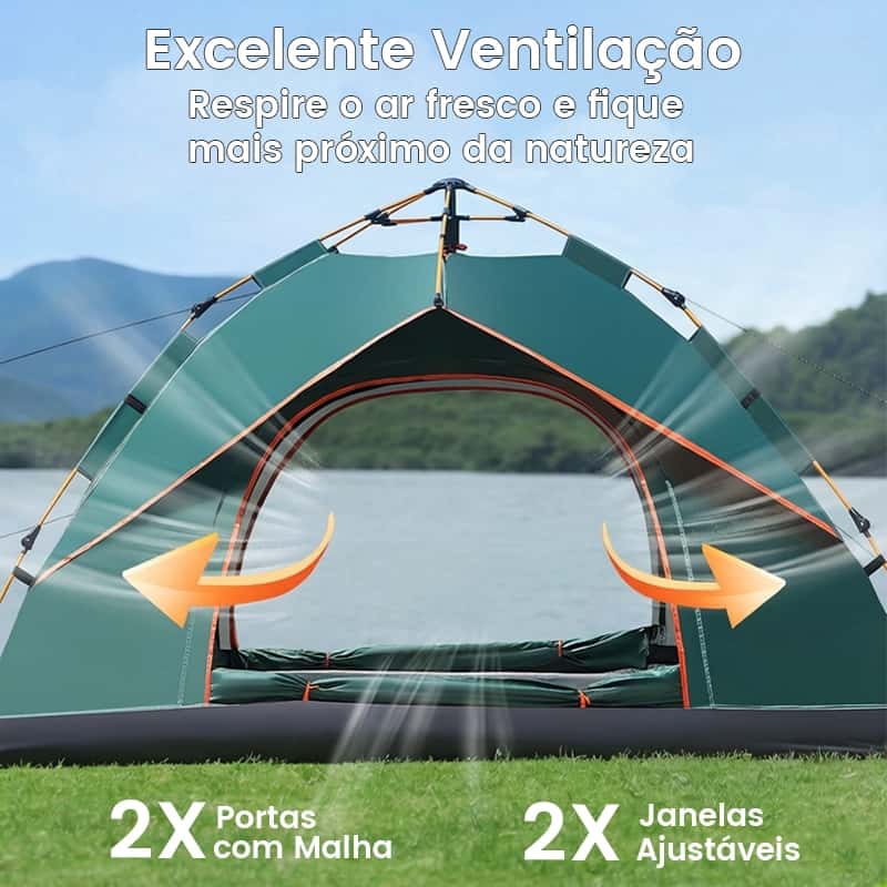 Barraca Camping De 4 Pessoas A Prova D'agua Dois Andares cabana de acampamento210*200*135cm, imagem 1 de 1