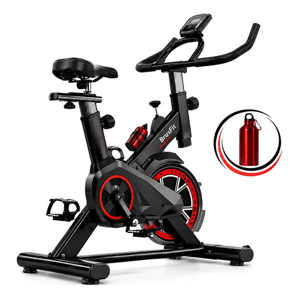 QUEIMA DE ESTOQUE!!  bicicleta ergométrica spinning 120kg profissional alta resistencia silenciosa ajustes 8kg Inercia, imagem 1 de 1