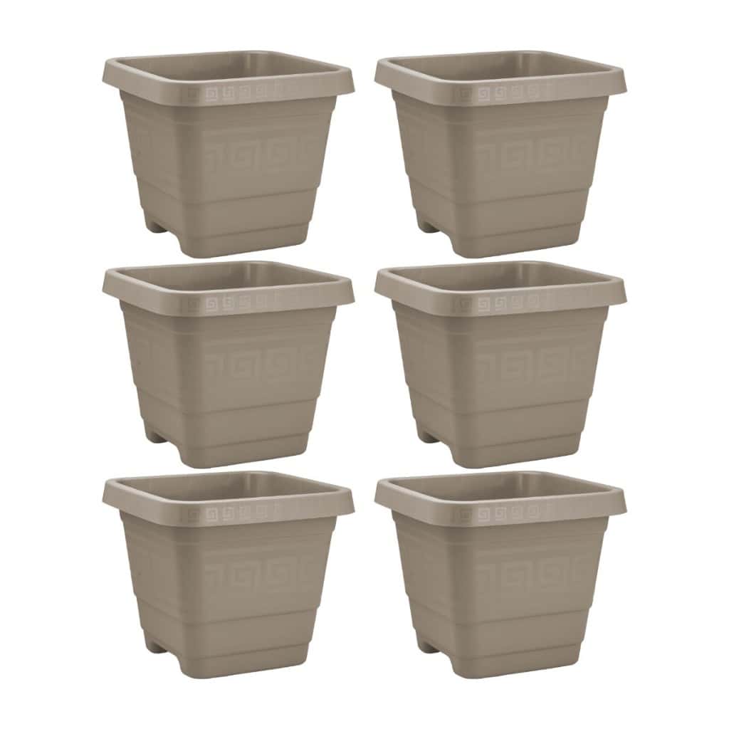 Kit 6 Vaso XG Quadrado 59 L em Plástico para Planta Grande Jardim Quintal Varanda e Decoração Externa, imagem 1 de 1