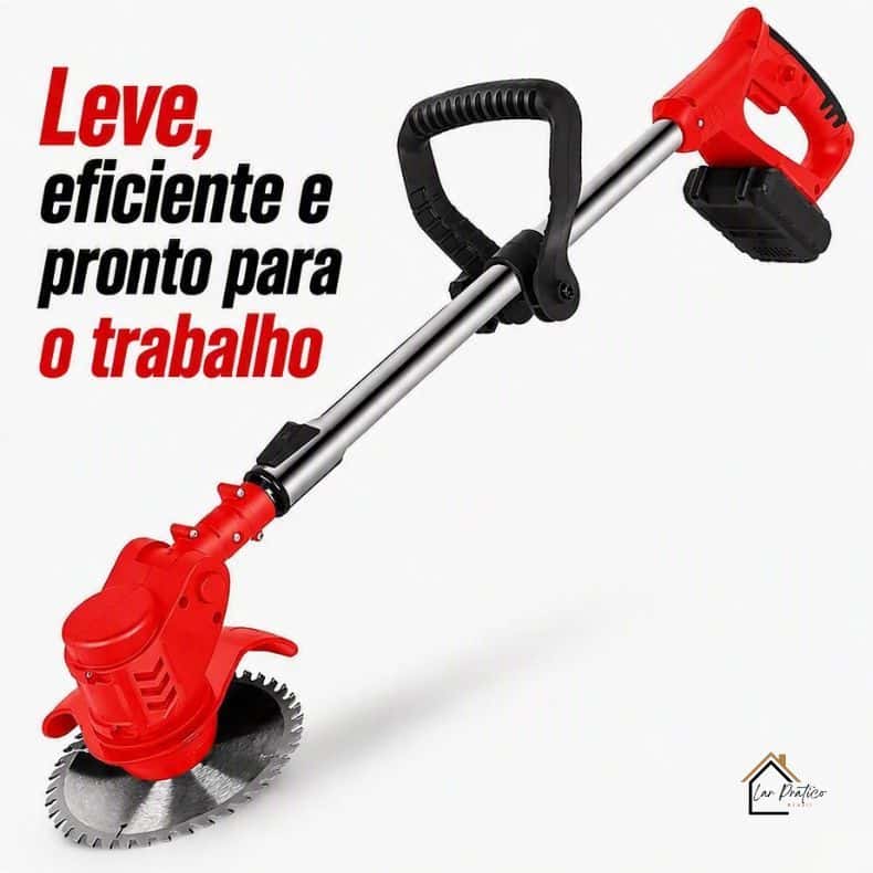 Cortador e Aparador de Grama Elétrico Recarregável 48V 2 Baterias, imagem 1 de 1