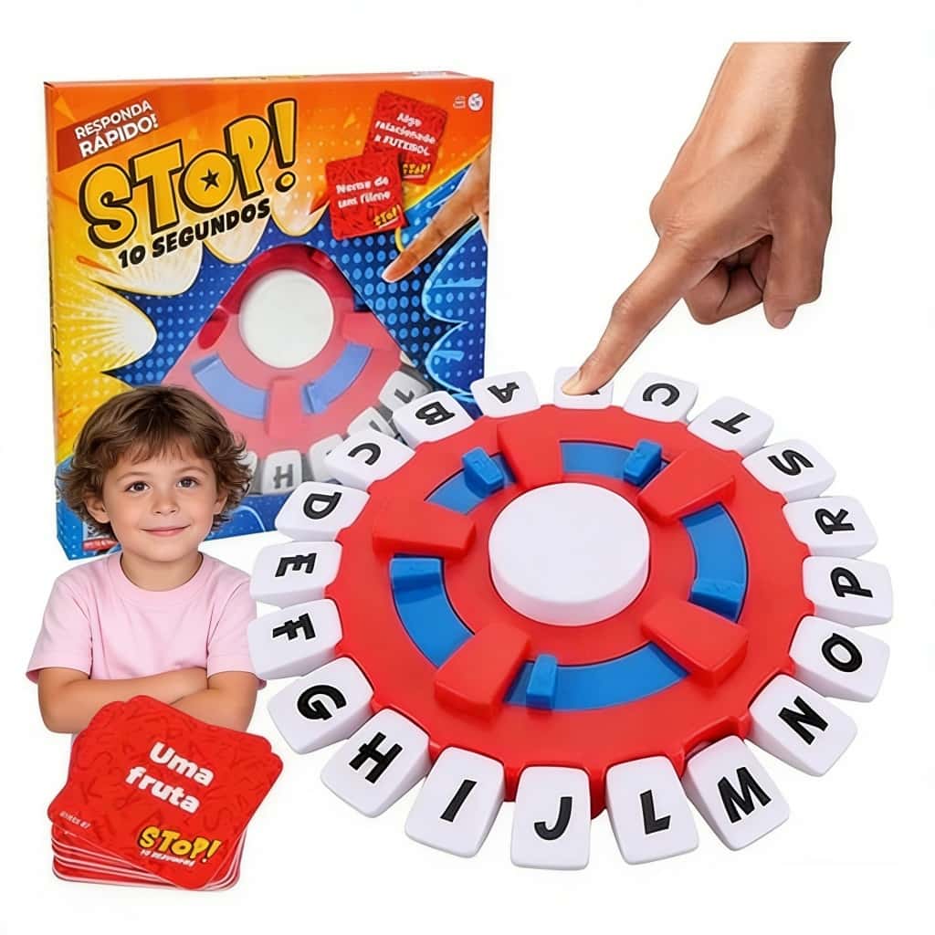 Jogo Educativo de Tabuleiro Pense Rápido 24cm, Cartas em Português, Funciona com e Sem Pilha, imagem 1 de 1