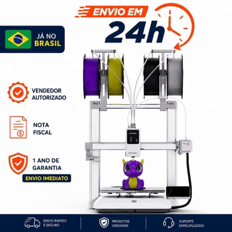 Impressora 3D Anycubic Kobra X Bivolt Multicor Alta Velocidade 4 Cores, imagem 1 de 1