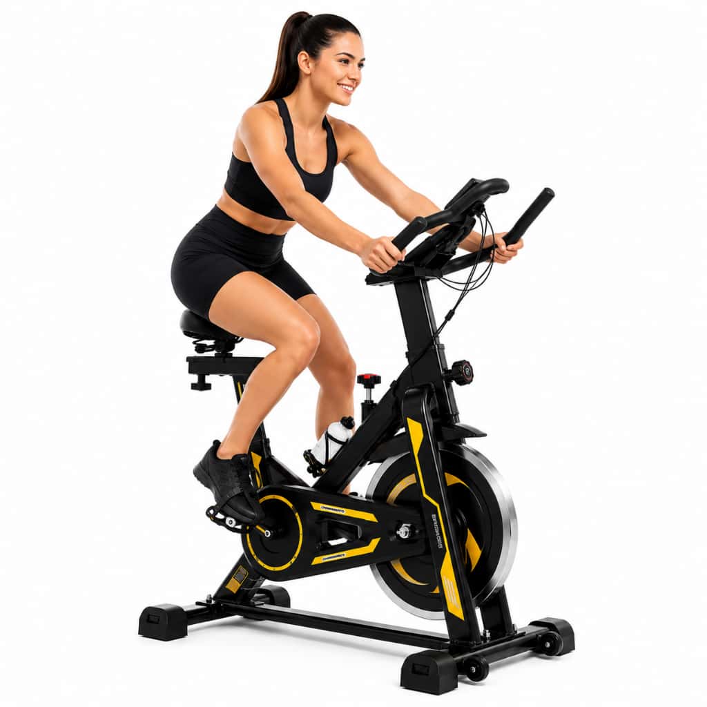 Bicicleta Bike Ergometrica Spinning Com Roda 13 Kgs De Inércia Fitness Profissional e Treino Esportivo Academia, imagem 1 de 1