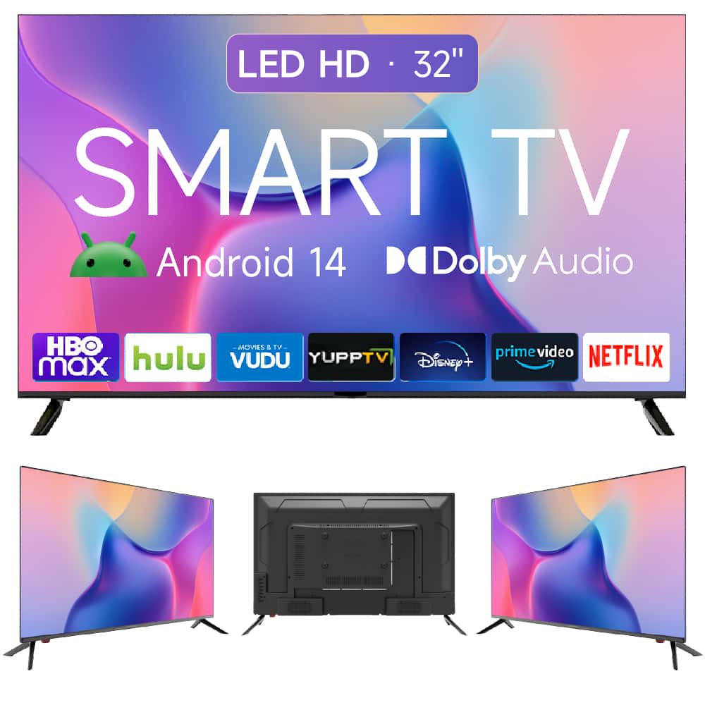 Smart TV 32 polegadas LED HD Wi-Fi TV 60Hz 32wdsnbx 100/240v Android 14, imagem 1 de 1