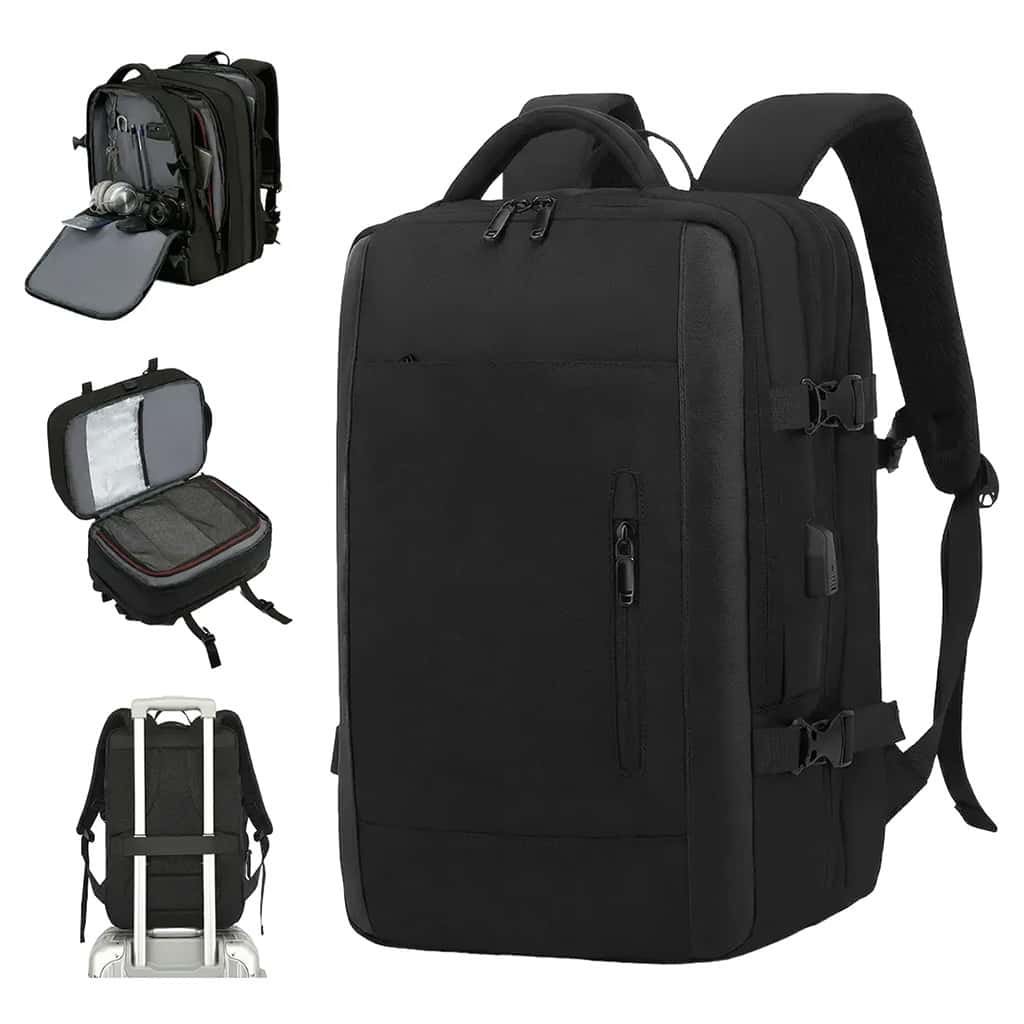 Mochila de Viagem Masculina e Feminina Impermeável e Reforçada com Compartimento para Notebook, imagem 1 de 1