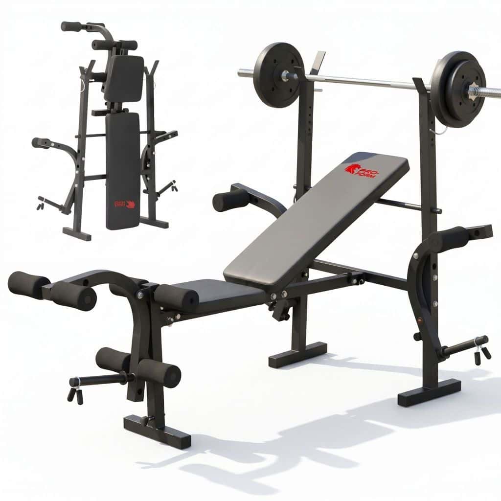 Estação de Musculação Banco de Supino Completa Academia em Casa Fitness, imagem 1 de 1