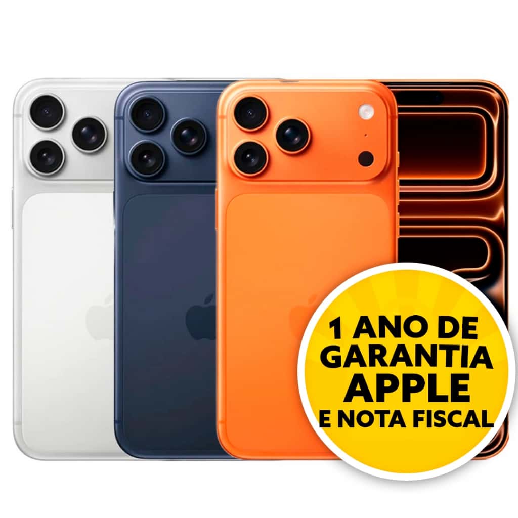 Celular IPhone 17 Pro Max 256GB 5G Dual E-sim Lacrado Original 1 Ano De Garantia, imagem 1 de 1