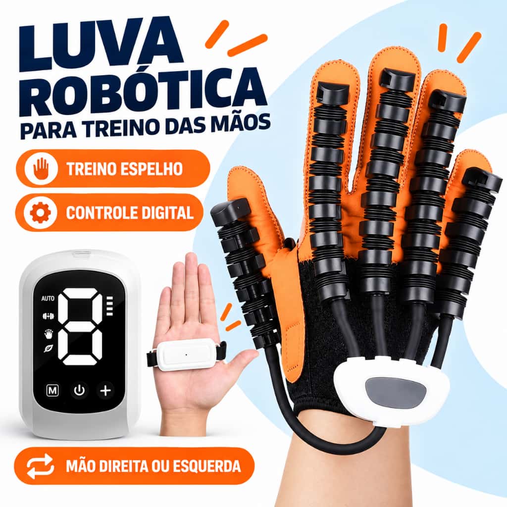Luvas Robótica De Reabilitação Fisioterapia AVC Treino Dedos, imagem 1 de 1