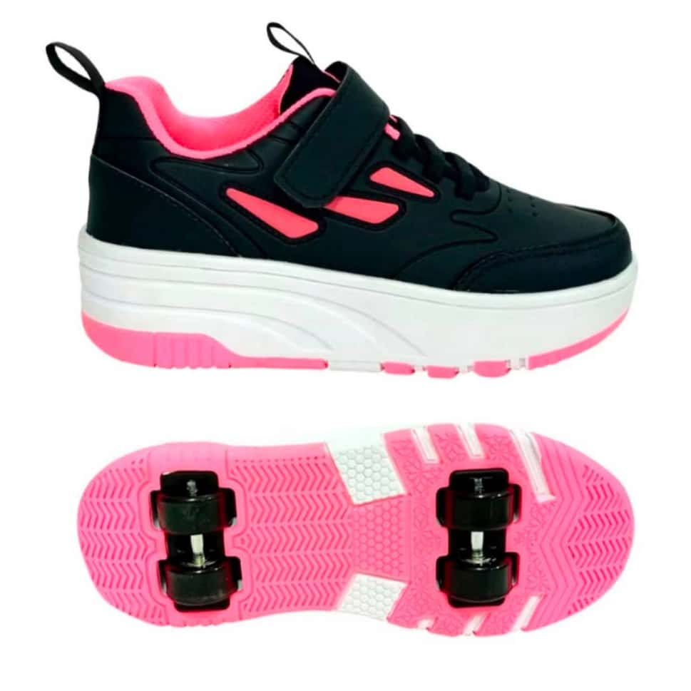 Tenis Infantil Skate 2 Rodinhas Patins Menina Menino Lançamento Promoção Pronto Para Envio, imagem 1 de 1