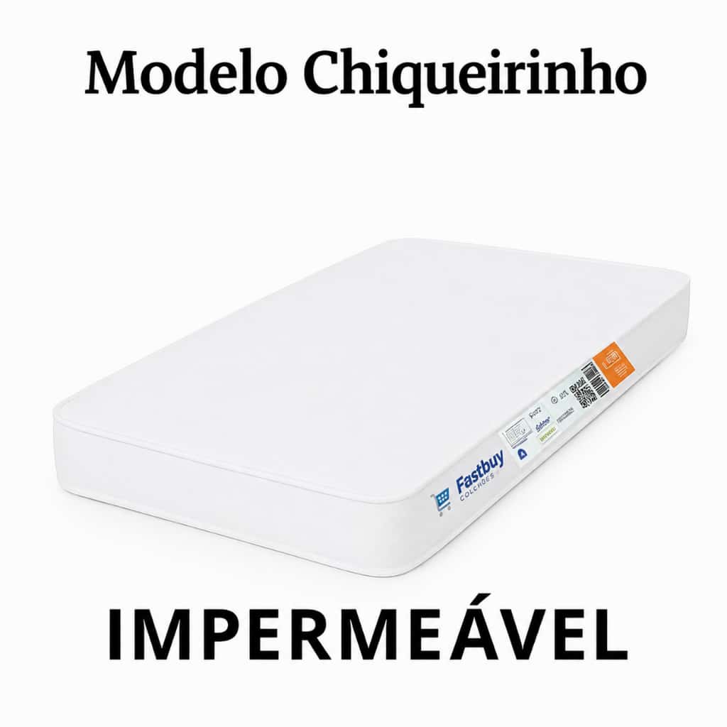 Colchão de Berço Chiqueirinho Moisés Desmontável 100x70x10cm Impermeável Espuma D18 Baby Moreira, imagem 1 de 1