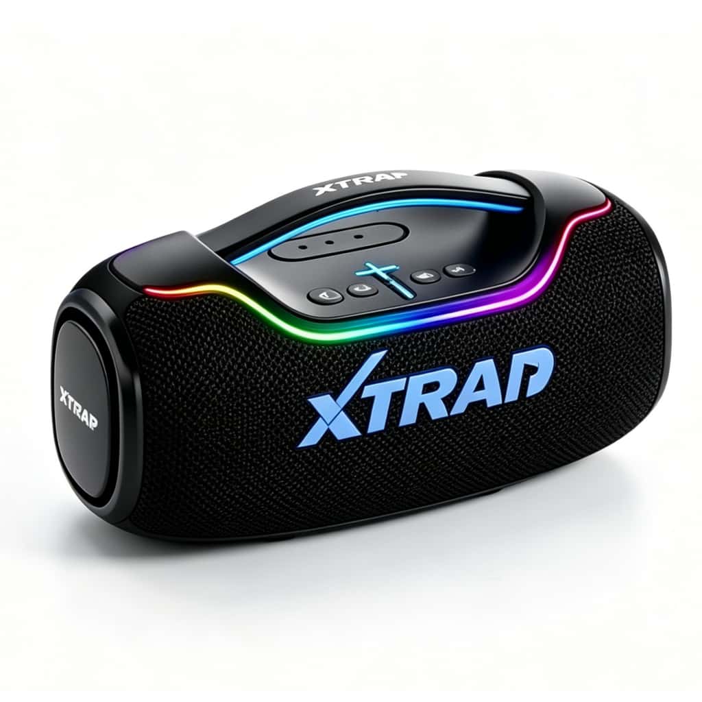Caixa de Som Potente 200W IPX6 Bluetooth 5.4 TWS Multimídia Completa com LED, imagem 1 de 1