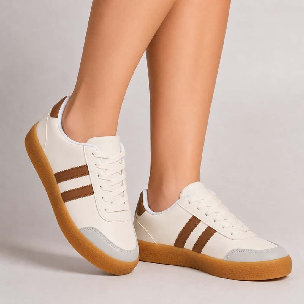 Tênis Casual Feminino Street Leve e Confortável Solado Caramelo Conforto e Estilo, imagem 1 de 1