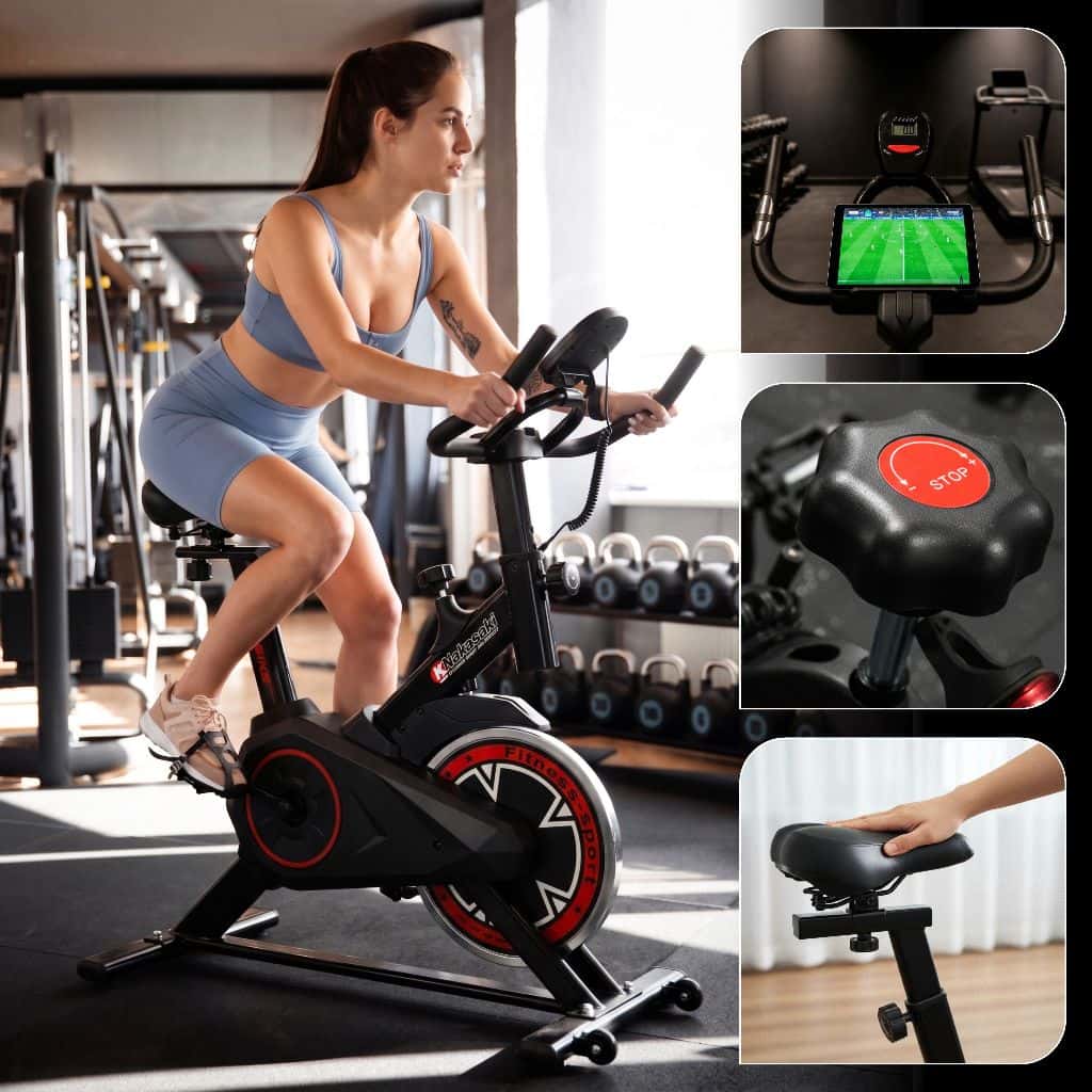 Bike Bicicleta Ergometrica Spinning De Alta Performance Roda de Inercia 16KG, imagem 1 de 1
