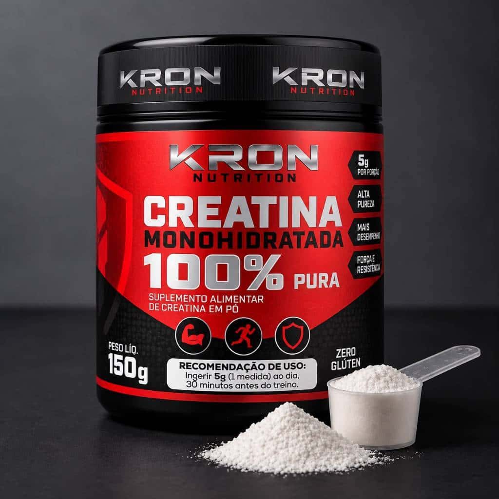 Creatina Monohidratada 100% Pura 150g  importada  KRON, imagem 1 de 1