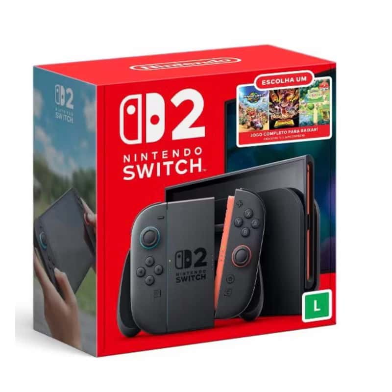 Nintendo Switch 2 lcd 256gb novo, imagem 1 de 1