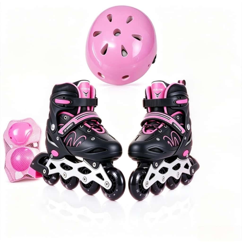 Patins Infantil De 4 Rodas Reta Roller Inline Com Protecao Para Meninas Menino Promocao 2026 Novo, imagem 1 de 1