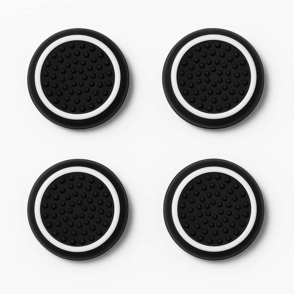 Grip Silicone Analógico PS5 PS4 Xbox Series One 360 Switch Wii Diversas Cores Kit 4 8 16 32 Un, imagem 1 de 1