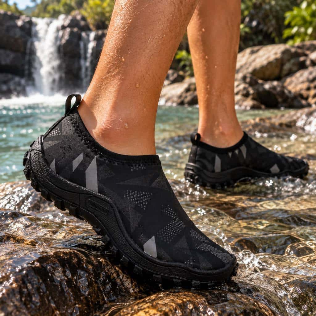 Sapatilha Nautica Sola Anti Derrapante Meia Neoprene Tenis Hibrido Meia Praia Canoagem Pesca Rio Jet, imagem 1 de 1