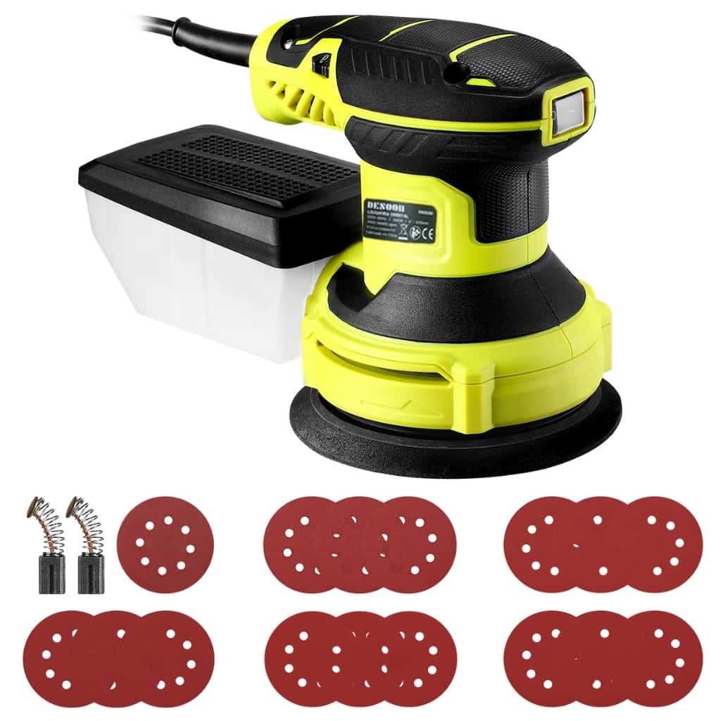 Lixadeira Eletrica Profissional 350w Para Madeira Gesso Parede127/220V Lixadeira Orbital Roto Desoon, imagem 1 de 1