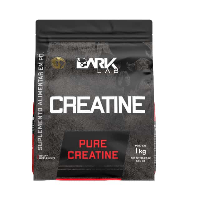 Creatina Monohidratada Pura Refil 1Kg Dark Lab - Creatine, Creatina 100% Pura, imagem 1 de 1