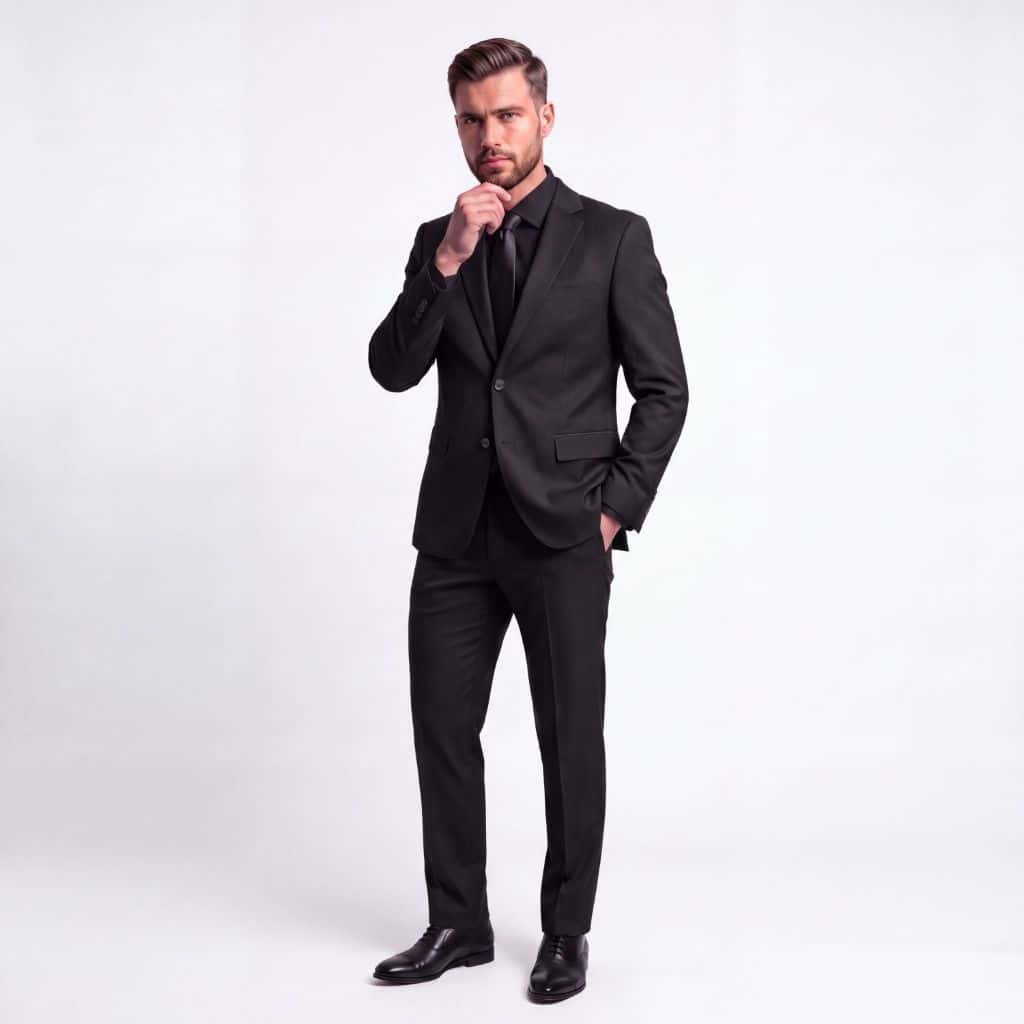 Terno Slim Elastano Masculino Premium Alfaiataria Executivo Italiano Luxuoso, imagem 1 de 1