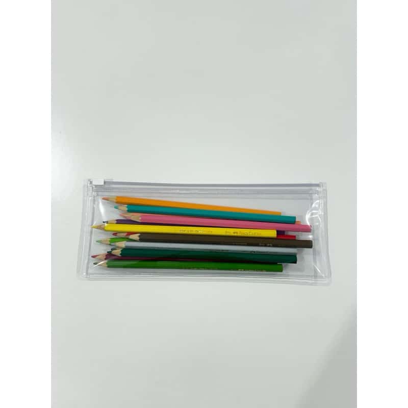 Kits Estojo Zip Zap 22x8 Transparente Cristal, imagem 1 de 1