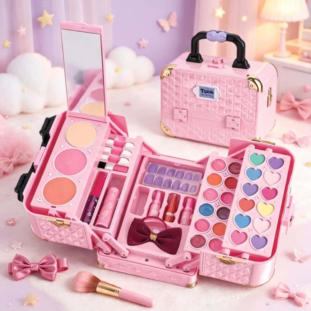 Maleta De Maquiagem Infantil - Kit Maquiagem Infantil Lindo, imagem 1 de 1