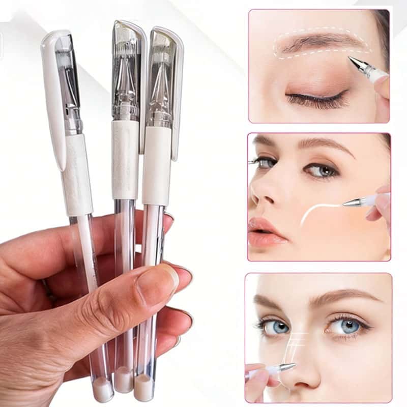 3 Caneta Para Design De Sobrancelhas Micropigmentação Gel Branca Microblading Marcação Da Pele, imagem 1 de 1