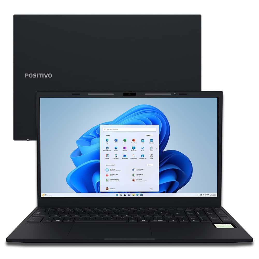 Notebook Positivo Vision R15M AMD® Ryzen 3-7330U Windows 11 8GB RAM 512GB SSD Wi-Fi 6 Tela 15” Full HD IPS - Minitela, imagem 1 de 1