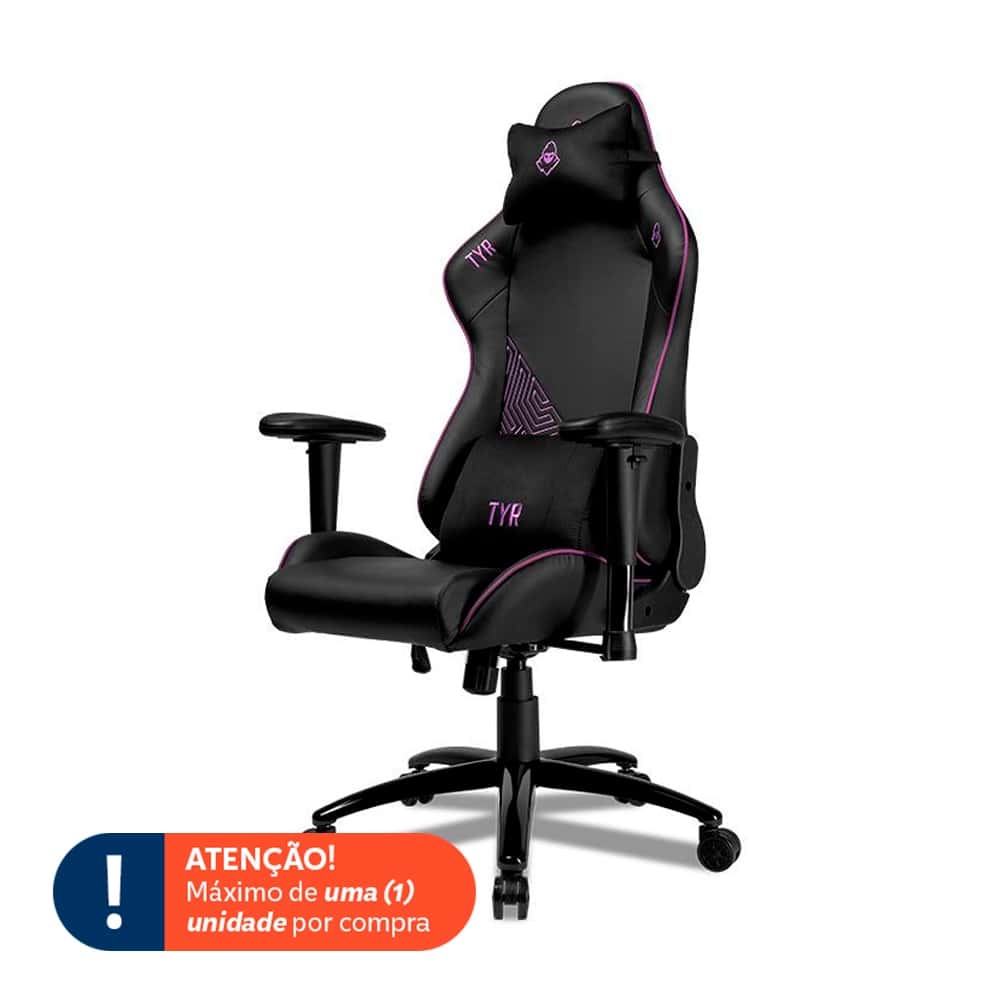Cadeira Gamer Mancer Tyr Purple Edition, Preta e Roxa, MCR-TYR-PRP01, imagem 1 de 1