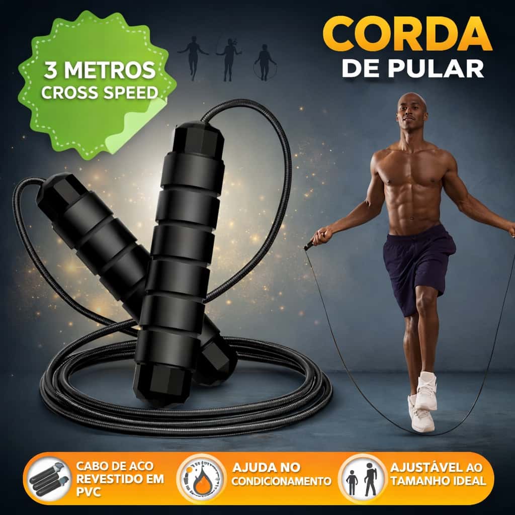 Corda de Pular Crossfit Profissional 3M, imagem 1 de 1