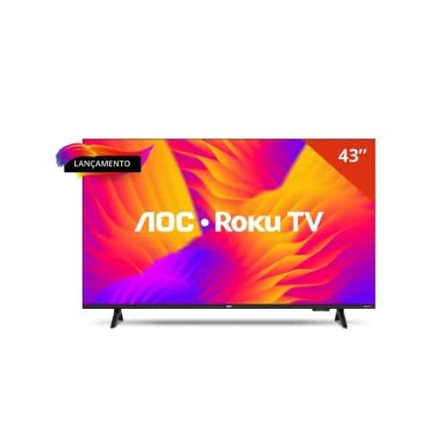 Smart Tv Aoc 43 Led Roku Full 43S5155/78G, imagem 1 de 1
