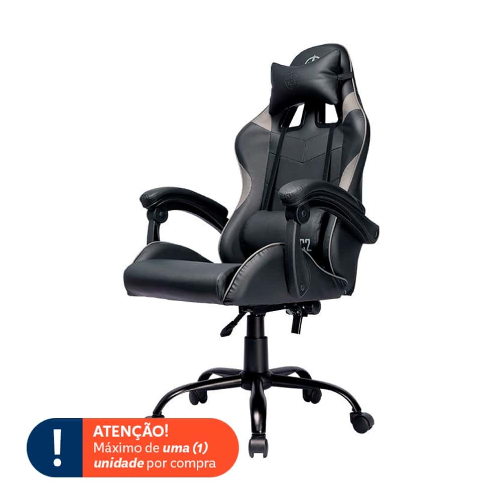 Cadeira Gamer TGT Heron TC2 , Fácil Limpeza, Reclinável 120 kg, Preto, TGT-HRTC-BL03, imagem 1 de 1