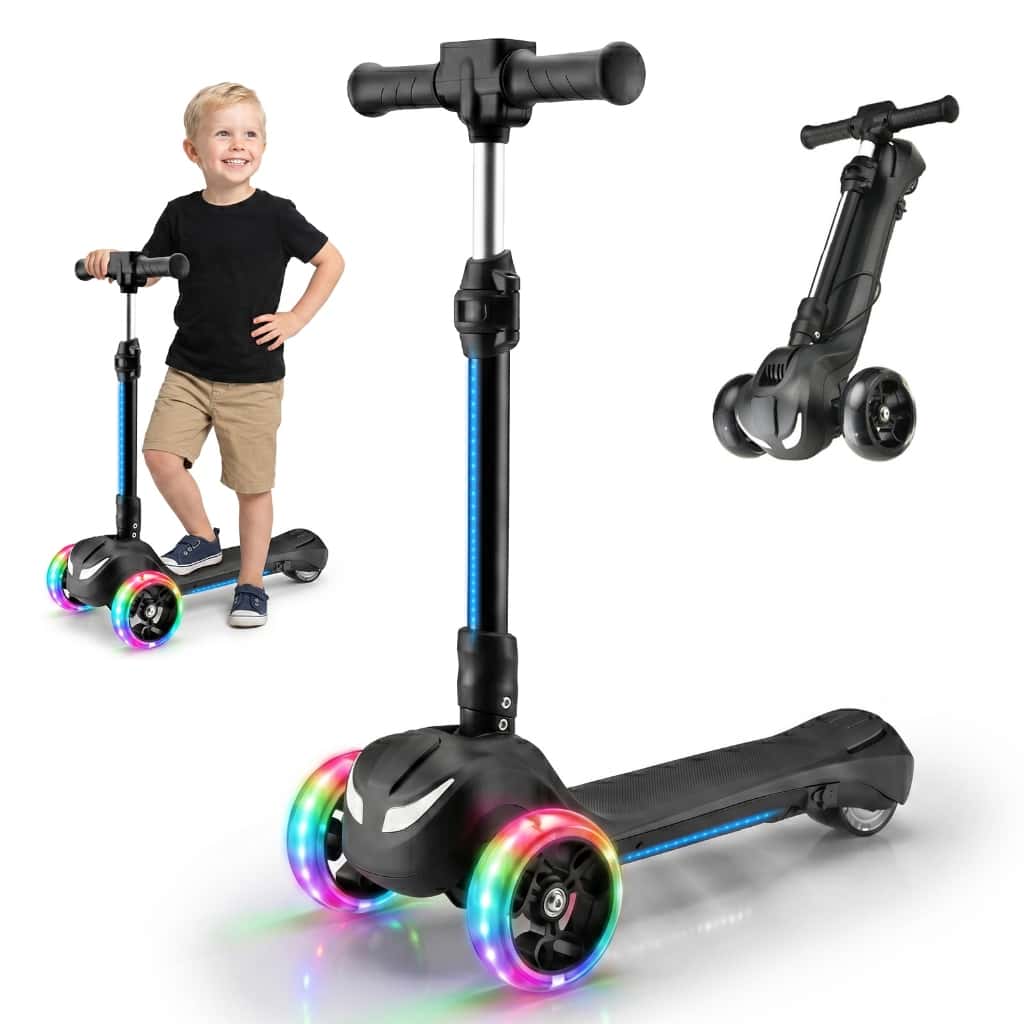Patinete elétrico infantil Bateria Recarregável Dobrável Super Autonomia para adultos infantil até 100kg, imagem 1 de 1